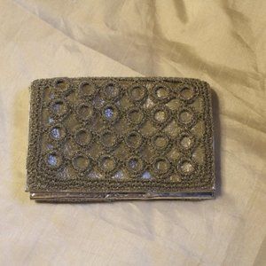 Silver Sparkly Clutch by Rosenfeld
